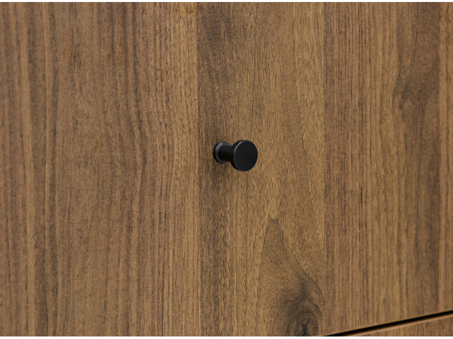 Bopita Zara commode Walnoot / Mat zwart - Afbeelding 6