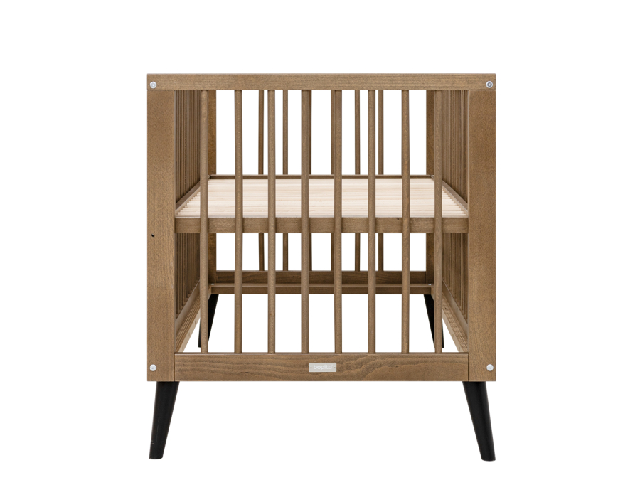 Bopita Zara meegroeibed 70x140 Walnoot / Mat zwart - Afbeelding 3