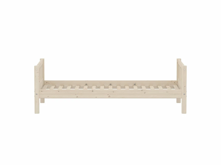 Flexa Classic eenpersoonsbed met spijlen 90x200 whitewash - Afbeelding 2