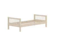 Flexa Classic eenpersoonsbed met spijlen 90x200 whitewash - Afbeelding 3