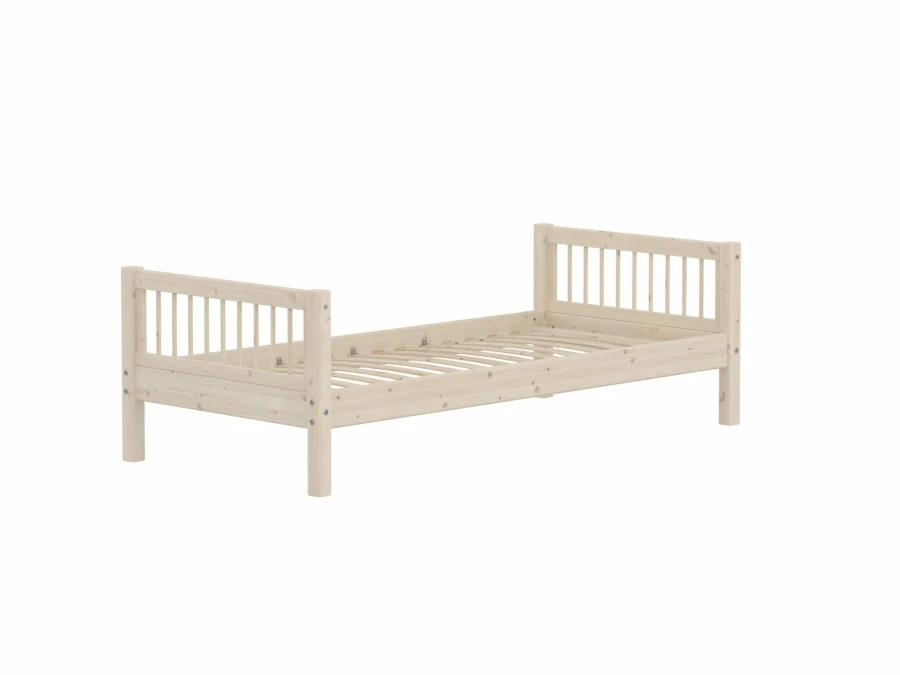Flexa Classic eenpersoonsbed met spijlen 90x200 whitewash - Afbeelding 3