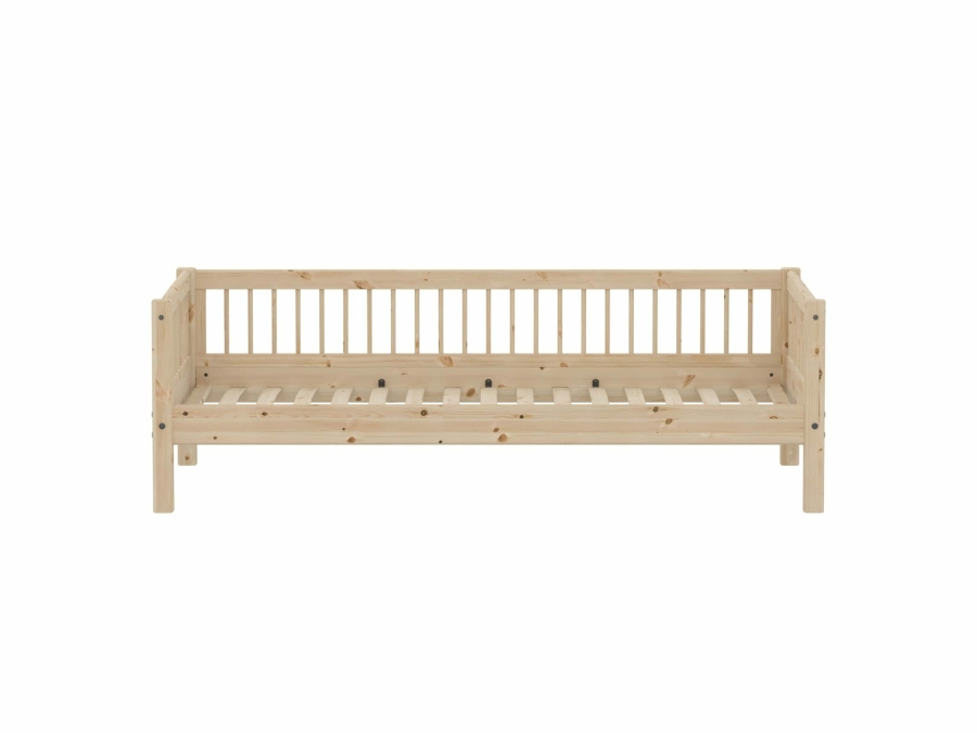 Flexa Classic bedbank met spijlen 90x200 raw - Afbeelding 2