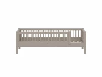 Flexa Classic bedbank met uitvalbeveiliging en spijlen 90x200 greywash - Afbeelding 2