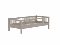 Flexa Classic bedbank met uitvalbeveiliging en spijlen 90x200 greywash - Afbeelding 3