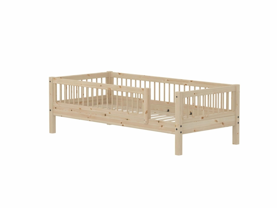 Flexa Classic bedbank met uitvalbeveiliging en spijlen 90x200 raw - Afbeelding 3