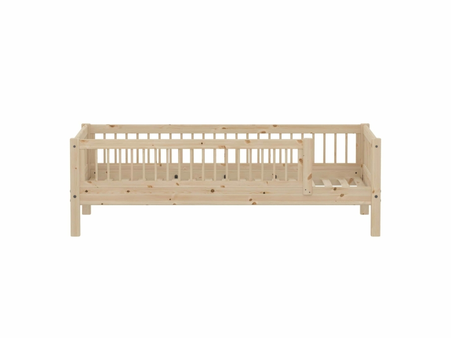 Flexa Classic bedbank met uitvalbeveiliging en spijlen 90x200 raw - Afbeelding 2
