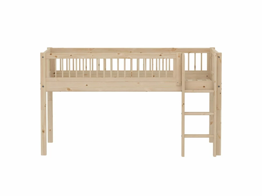 Flexa Classic halfhoogslaper met spijlen 90x200 raw - Afbeelding 2