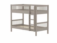 Flexa Classic stapelbed met spijlen 90x200 greywash - Afbeelding 3