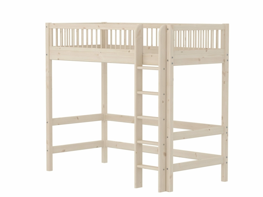 Flexa Classic hoogslaper met spijlen 90x200 whitewash