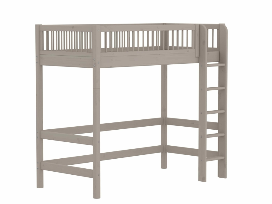 Flexa Classic hoogslaper met spijlen 90x200 greywash - Afbeelding 3