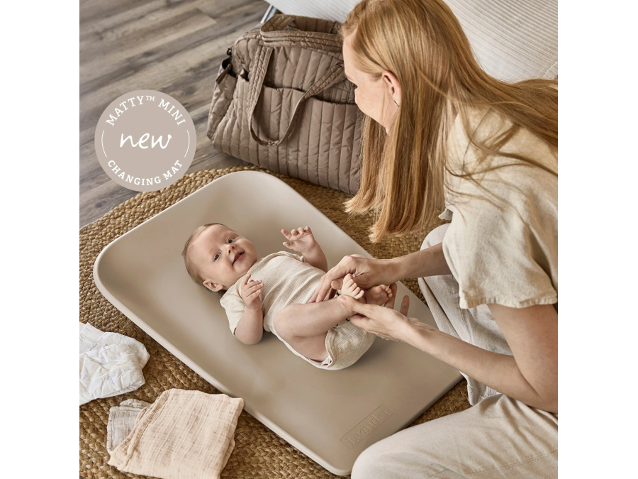 Leander Matty MINI aankleedkussen Cappuccino - Afbeelding 7