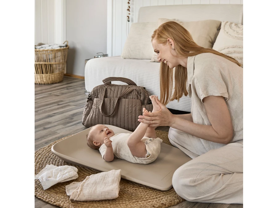 Leander Matty MINI aankleedkussen Cappuccino - Afbeelding 10