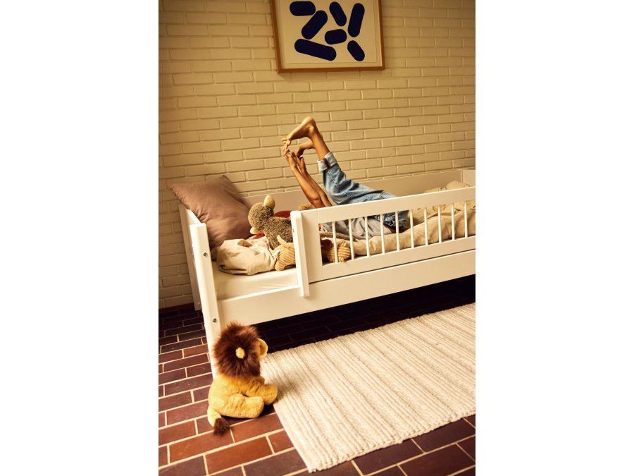 Flexa White Halfhoogslaper m. schuine ladder en glijbaan - Crossbars - Afbeelding 5