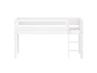 Flexa White Halfhoogslaper m. rechte ladder - Crossbars - Afbeelding 2