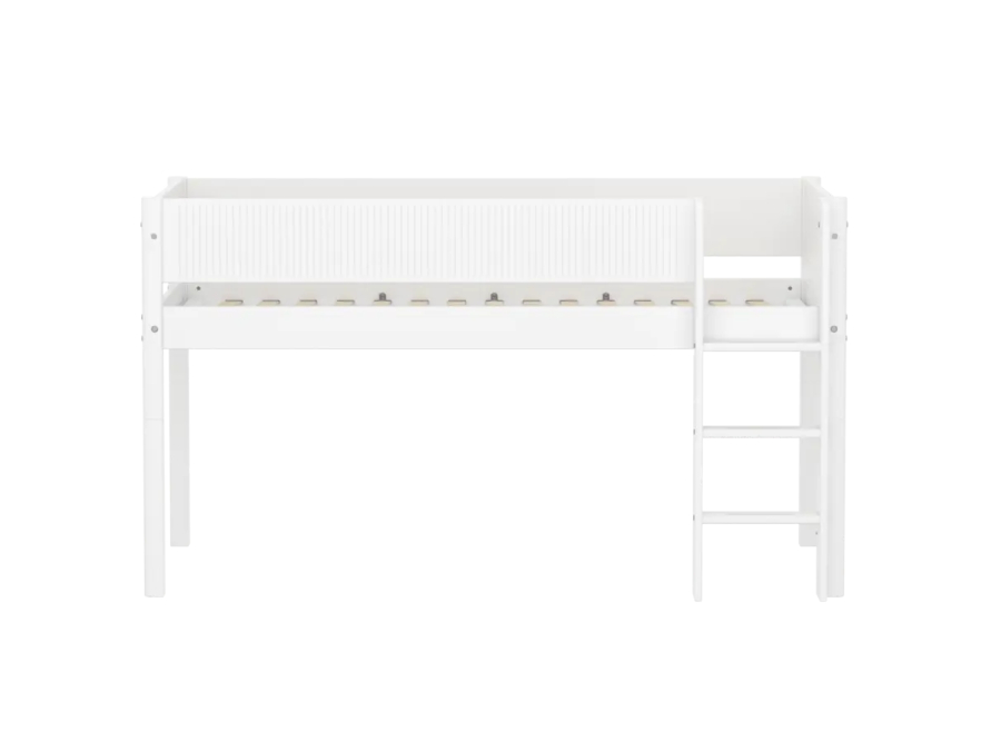 Flexa White Halfhoogslaper m. rechte ladder - Grooves - Afbeelding 2