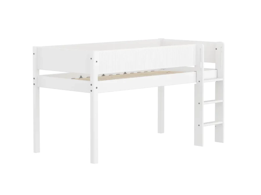 Flexa White Halfhoogslaper m. rechte ladder - Grooves - Afbeelding 3