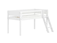 Flexa White Halfhoogslaper m. schuine ladder - Crossbars - Afbeelding 3