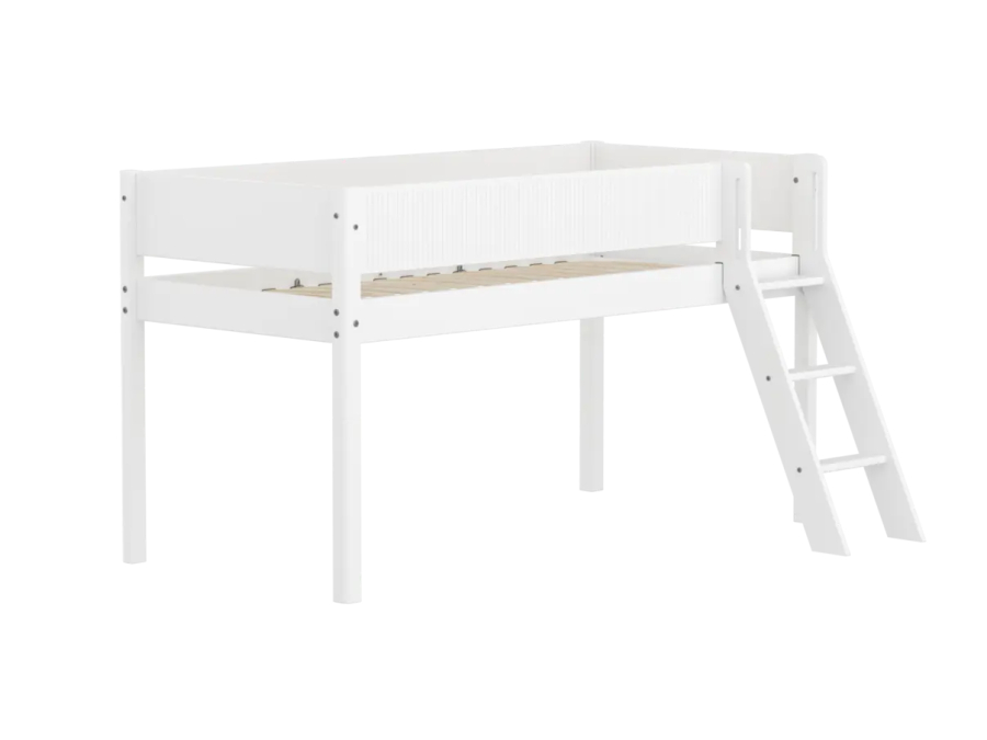 Flexa White Halfhoogslaper m. schuine ladder - Grooves - Afbeelding 3