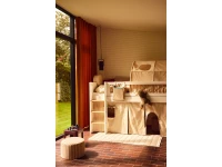 Flexa Nor Verhoogde halfhoogslaper m. spijlen en schuine ladder - Afbeelding 5