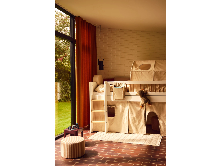 Flexa Nor Halfhoogslaper m. spijlen en schuine ladder - Afbeelding 5