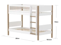 Flexa Nor Stapelbed met spijlen - Afbeelding 4