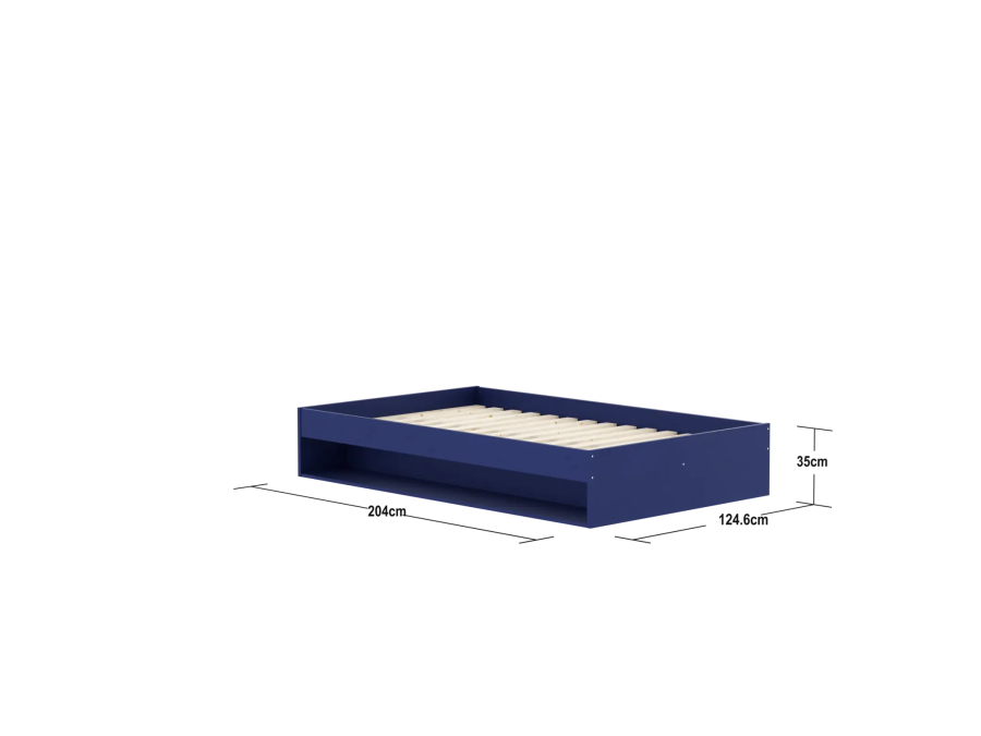 Flexa Grow platformbed 120x200 - Sapphire blue - Afbeelding 4