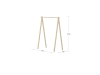 Flexa Grow kledingrek  - naturel - Afbeelding 4