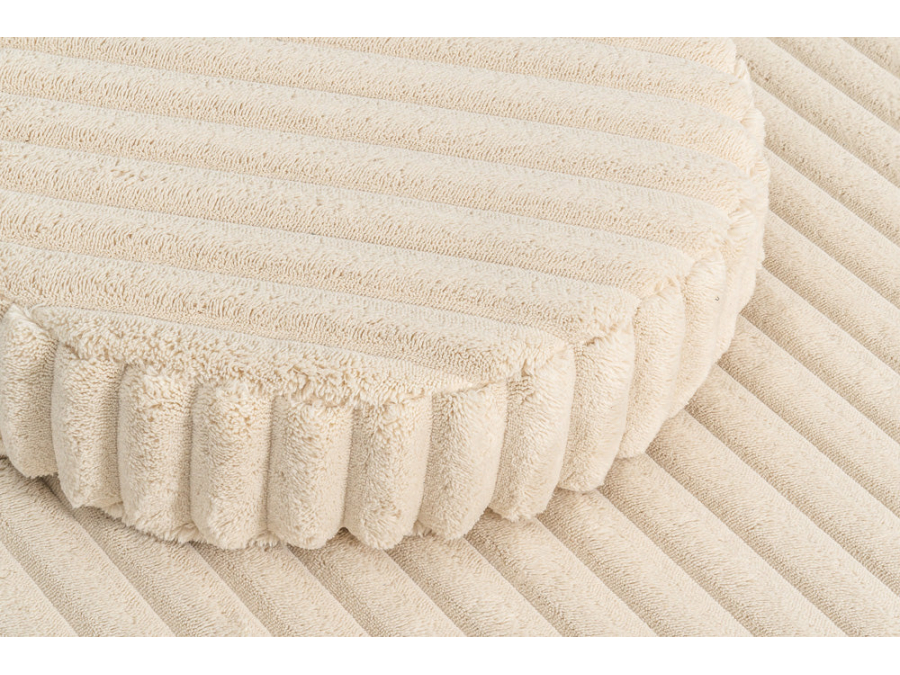 Shappy Pure Speelbank - Ribstof Wafel - Cream Beige - Afbeelding 3