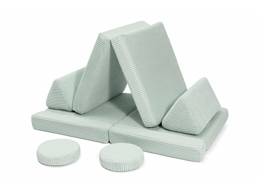 Shappy Pure Speelbank Mini - Ribstof - Peppermint - Afbeelding 2
