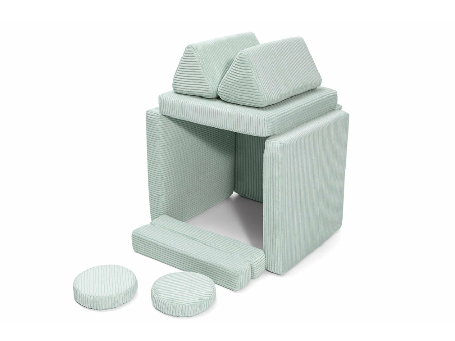 Shappy Pure Speelbank Mini - Ribstof - Peppermint - Afbeelding 4