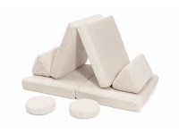 Shappy Pure Speelbank Mini - Ribstof - Vanilla - Afbeelding 2