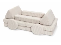 Shappy Pure Speelbank Mini - Ribstof - Vanilla - Afbeelding 3