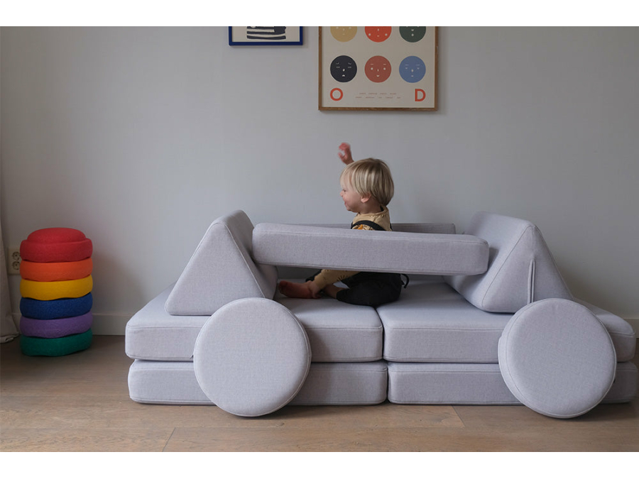 Shappy Original Speelbank - Ultra plush - Light Grey - Afbeelding 2