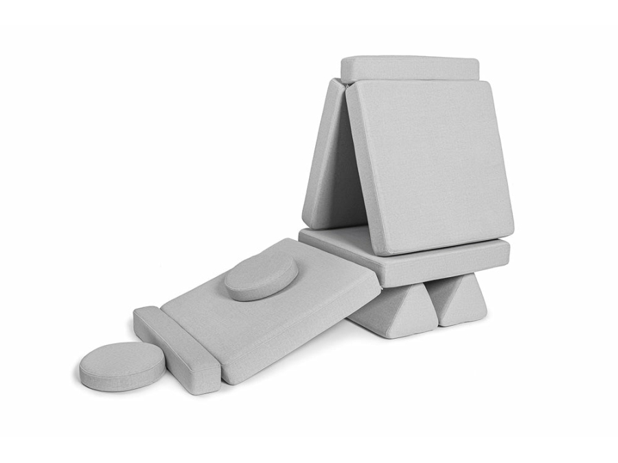 Shappy Original Speelbank - Ultra plush - Light Grey - Afbeelding 8