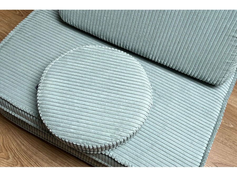 Shappy Original Speelbank - Ribstof - Peppermint - Afbeelding 4