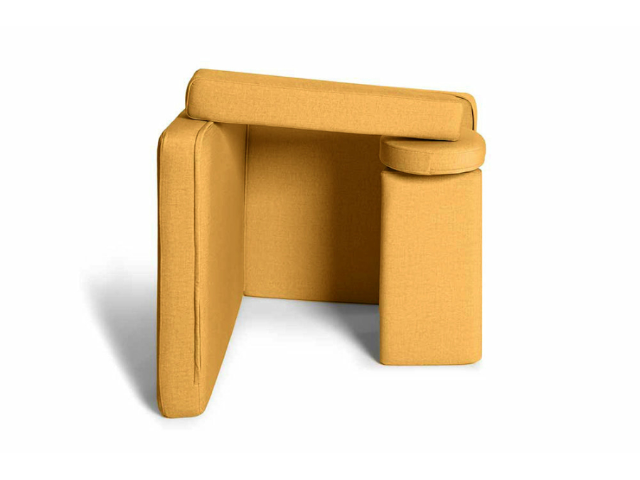 Shappy Original fauteuil - Ultra plush - Mustard - Afbeelding 3