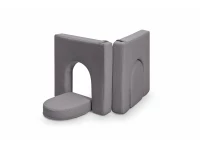 Shappy Original bogen Mini - Ultra plush - Dark Grey