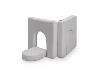 Shappy Original bogen Mini - Ultra plush - Light Grey