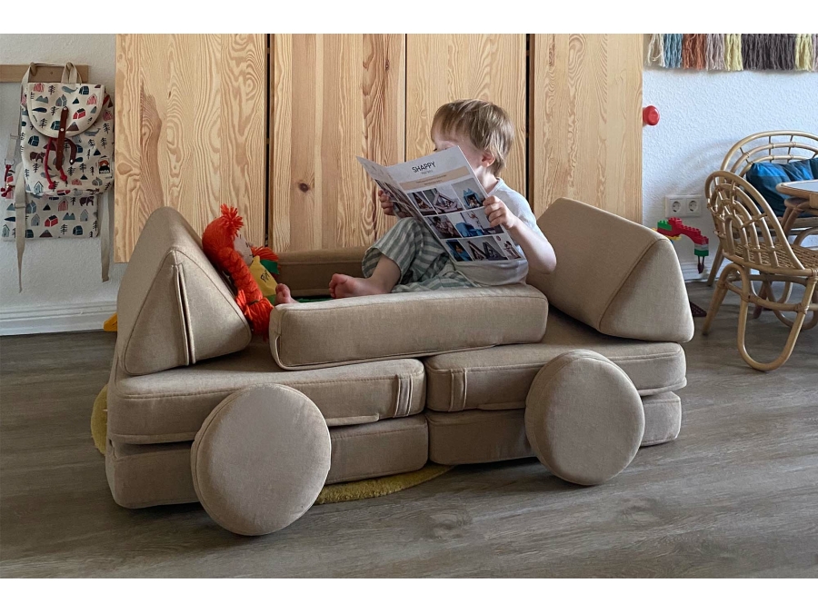 Shappy Original Speelbank Mini - Ultra plush - Camel - Afbeelding 4