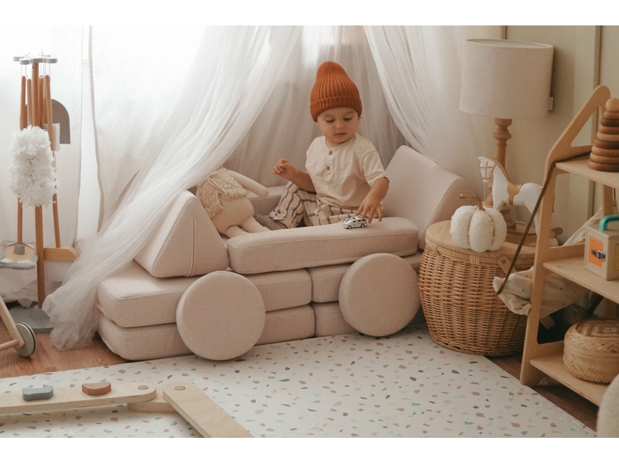 Shappy Original Speelbank Mini - Ultra plush - Light Grey - Afbeelding 10
