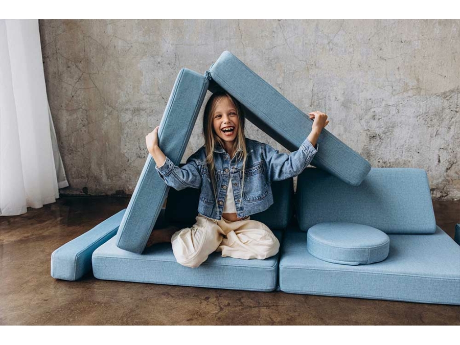 Shappy Original Speelbank - Ultra plush - Sky Blue - Afbeelding 4