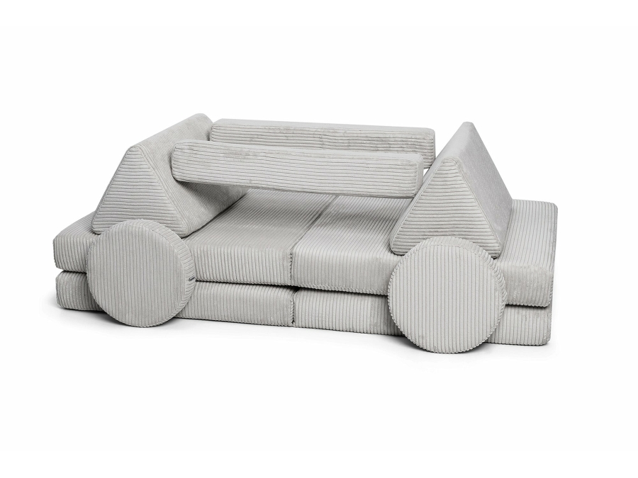 Shappy Pure Speelbank - Ribstof - Pebble - Afbeelding 2