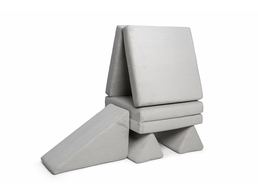 Shappy Original glijbaan - Ribstof - Pebble - Afbeelding 2