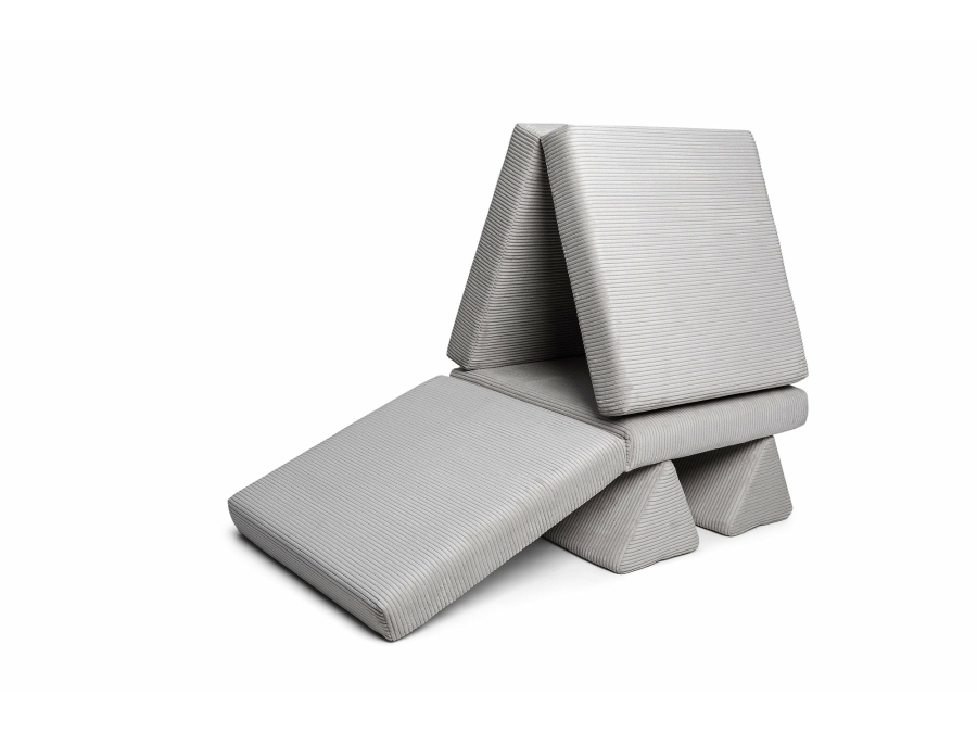 Shappy Pure Speelbank - Ribstof - Pebble - Afbeelding 4