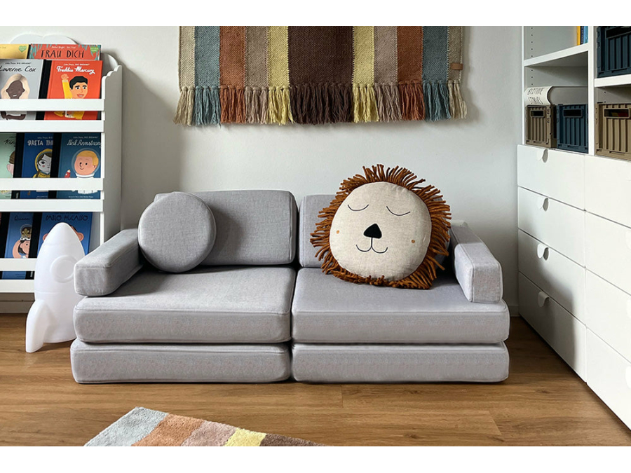 Shappy Original Speelbank Mini - Ultra plush - Light Grey - Afbeelding 2