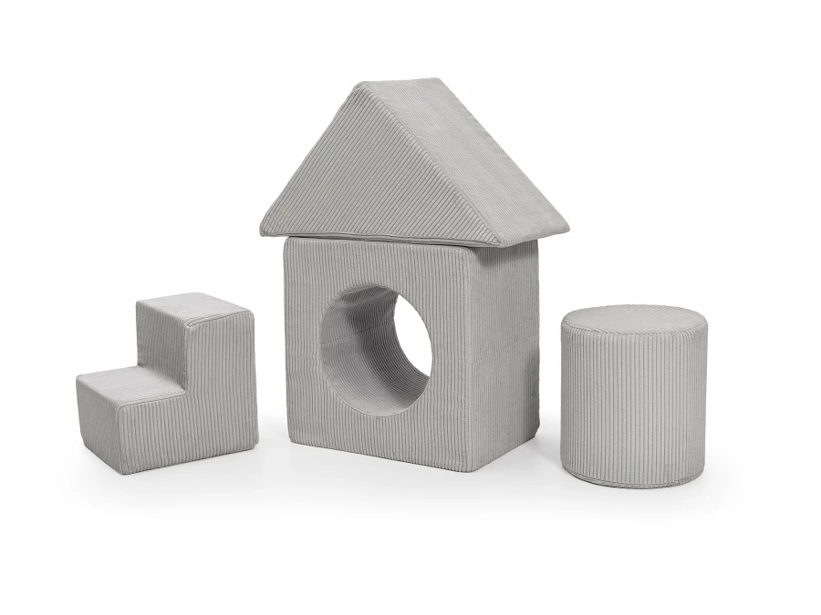 Shappy speelset - Ribstof - Pebble - Afbeelding 2