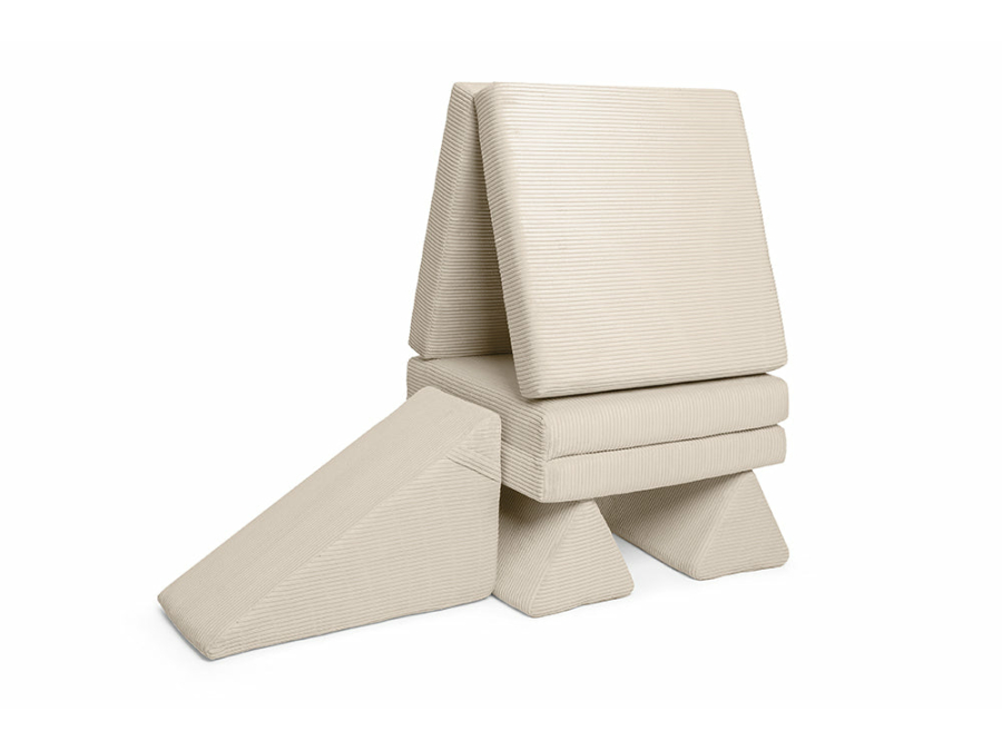 Shappy Original glijbaan - Ribstof - Vanilla - Afbeelding 2