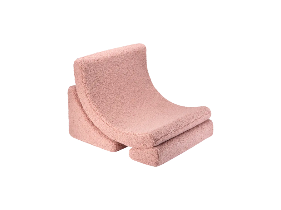 WigiWama moon chair - Guava Pink