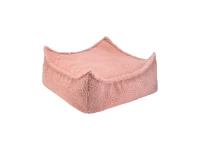 WigiWama square ottoman - Guava Pink