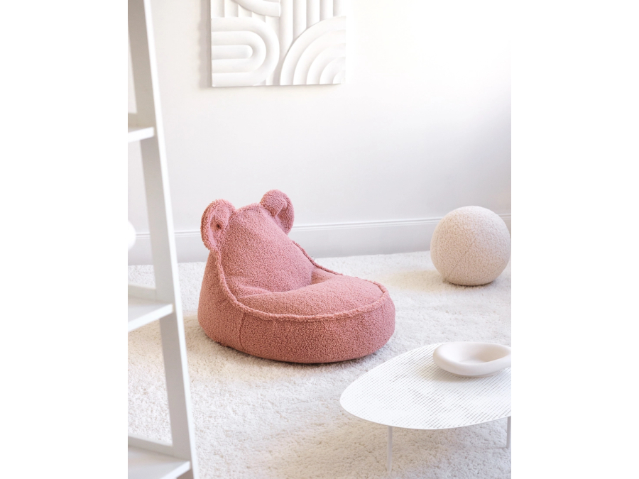 WigiWama bear beanbag - Guava Pink - Afbeelding 3
